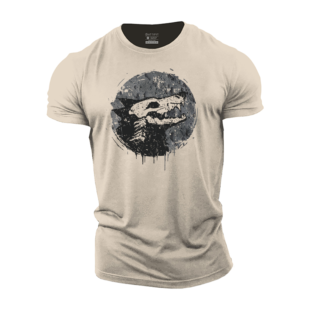 Monster Wolf Cotton T-Shirt