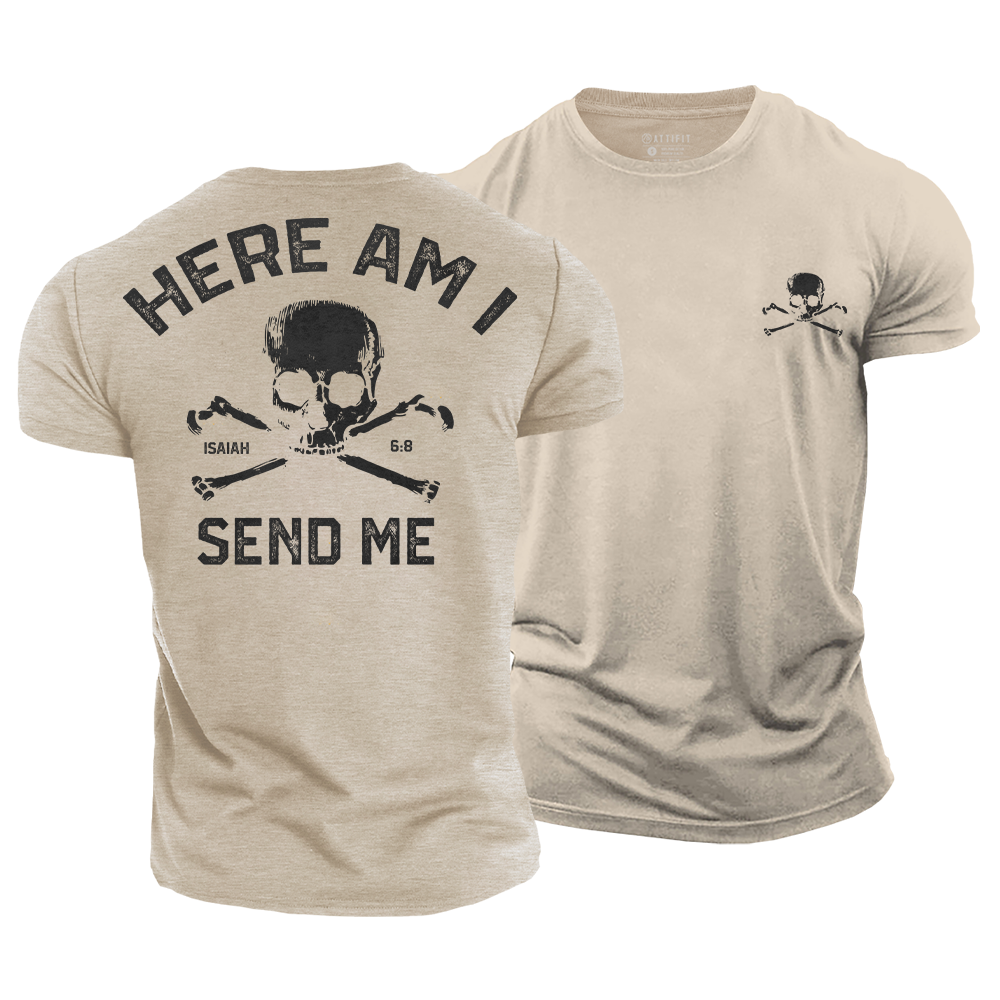 Here Am I Send Me Cotton T-Shirt