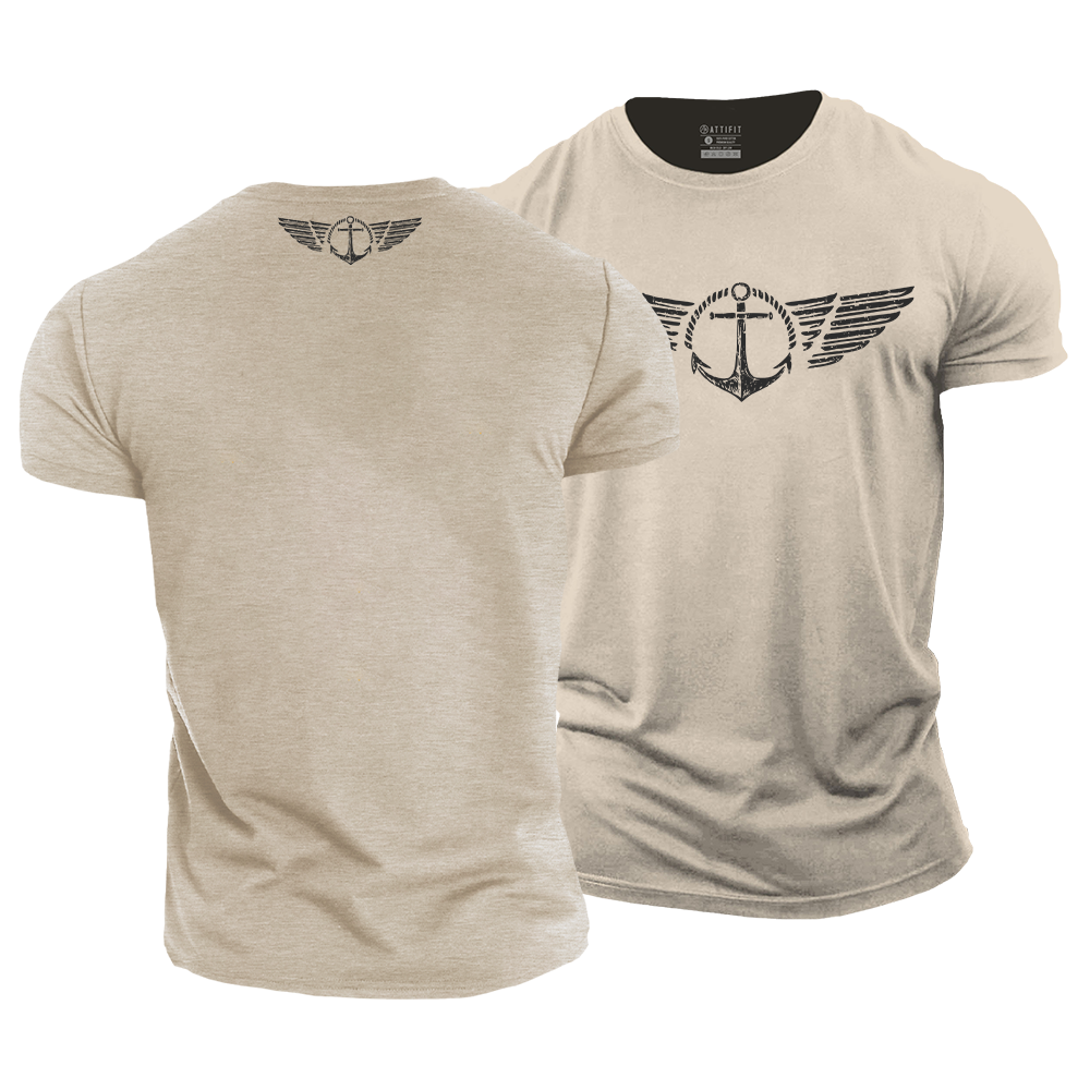 Anchor Wings Cotton T-Shirt