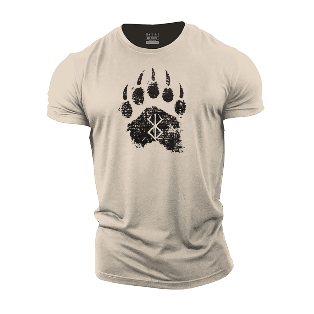 Bears Paw Rune Cotton T-Shirt