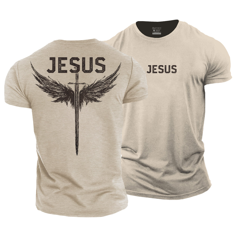Jesus Wings Cotton T-Shirt