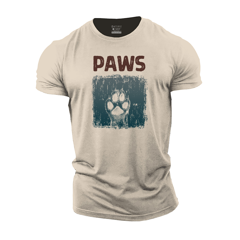 Dog Paws Cotton T-Shirt