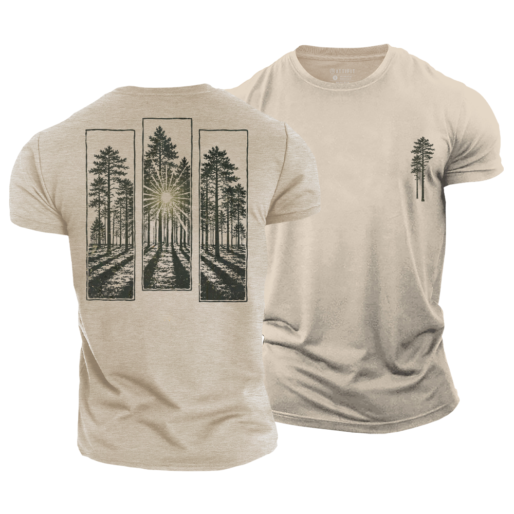Between the Pines Cotton T-Shirt