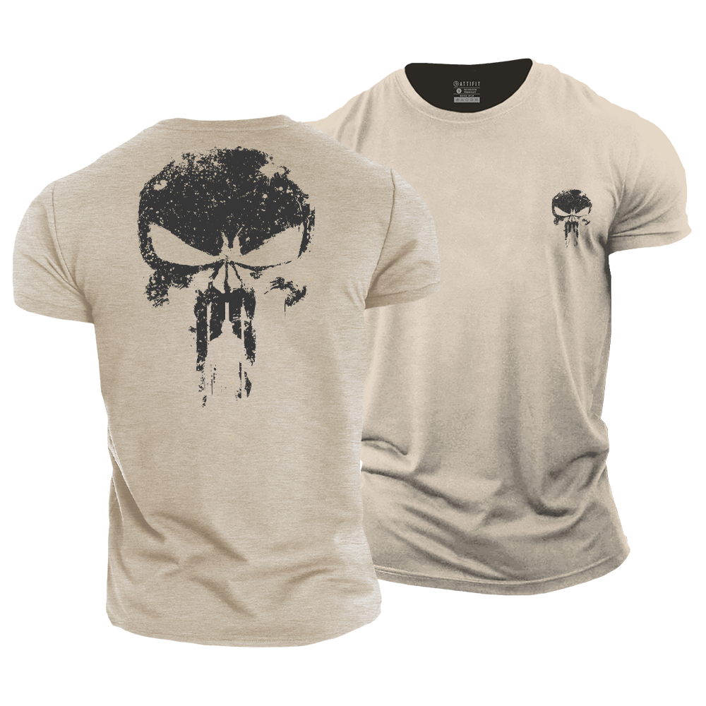Skull Warrior Cotton T-Shirt