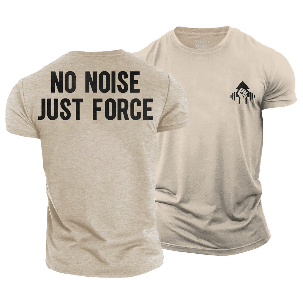 Strength Without Noise Cotton T-Shirt
