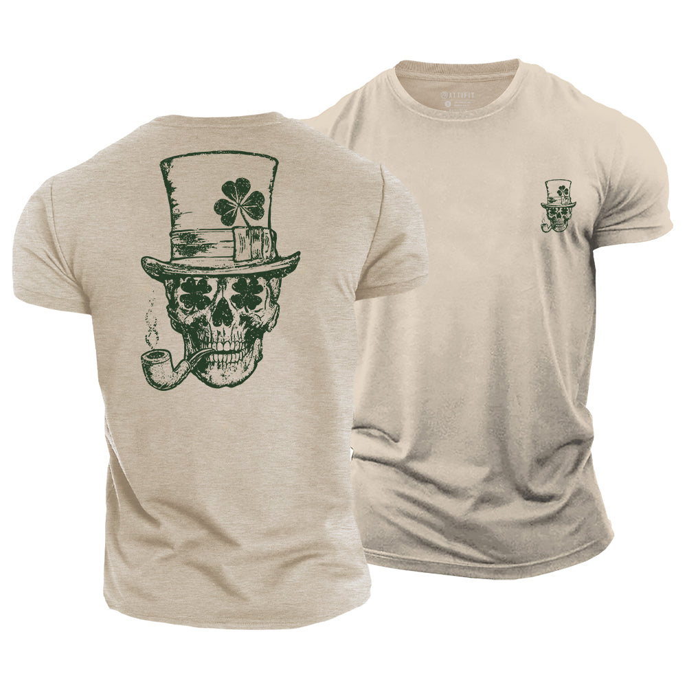 Lucky Skull Cotton T-Shirt