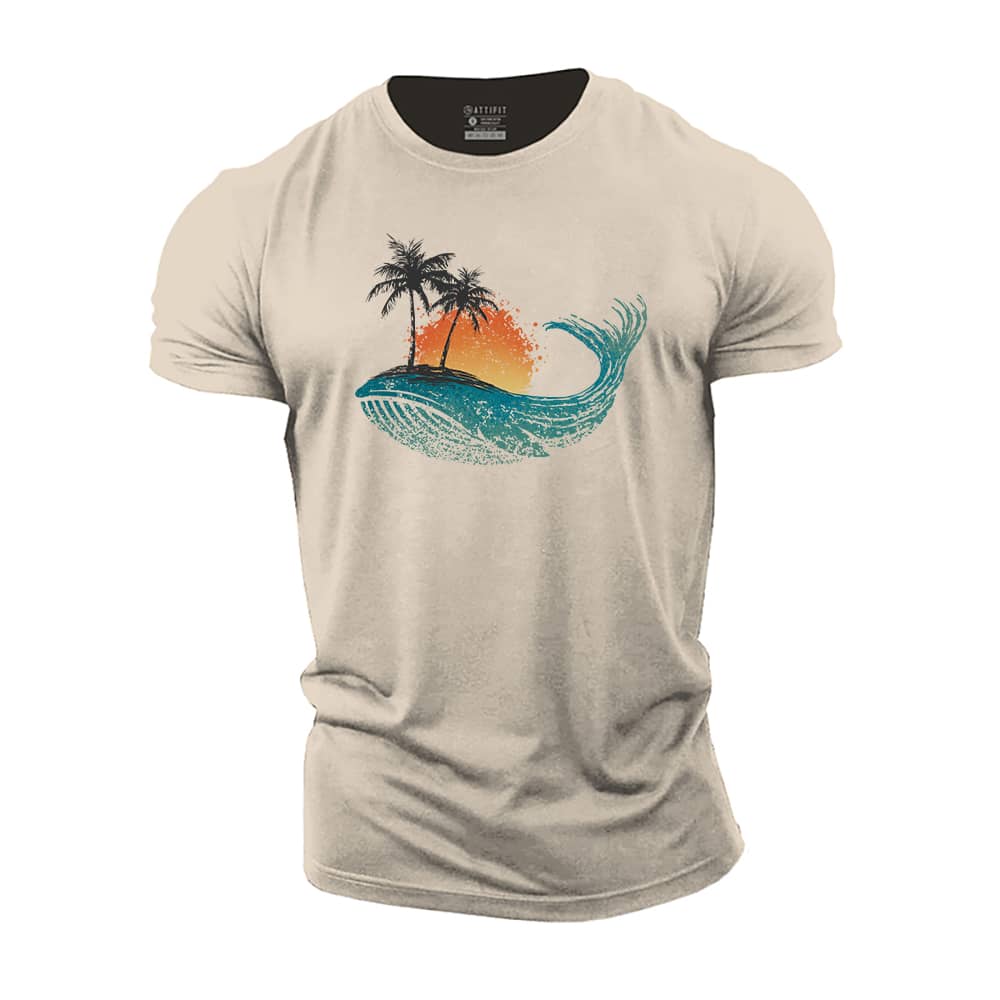 Whale Sea Cotton T-Shirt