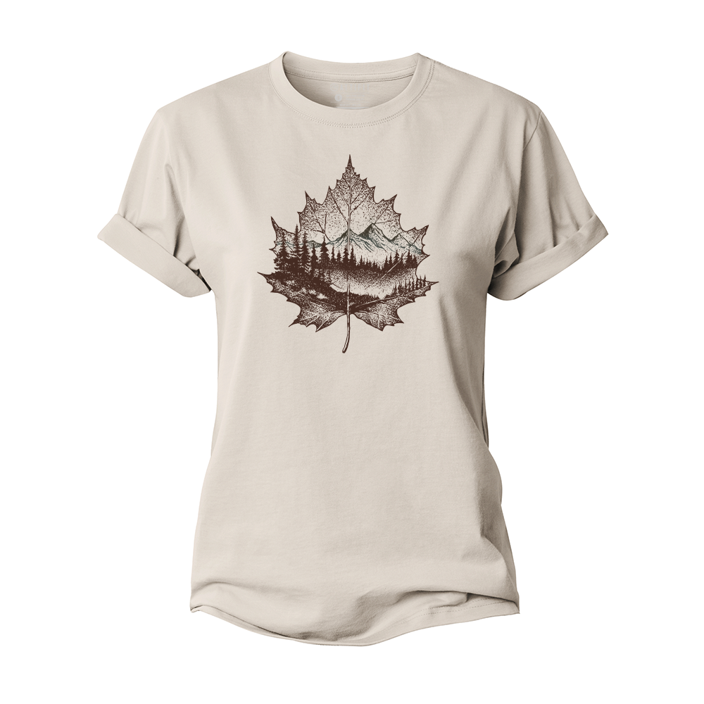 Leaf View Women's Cotton T-Shirt