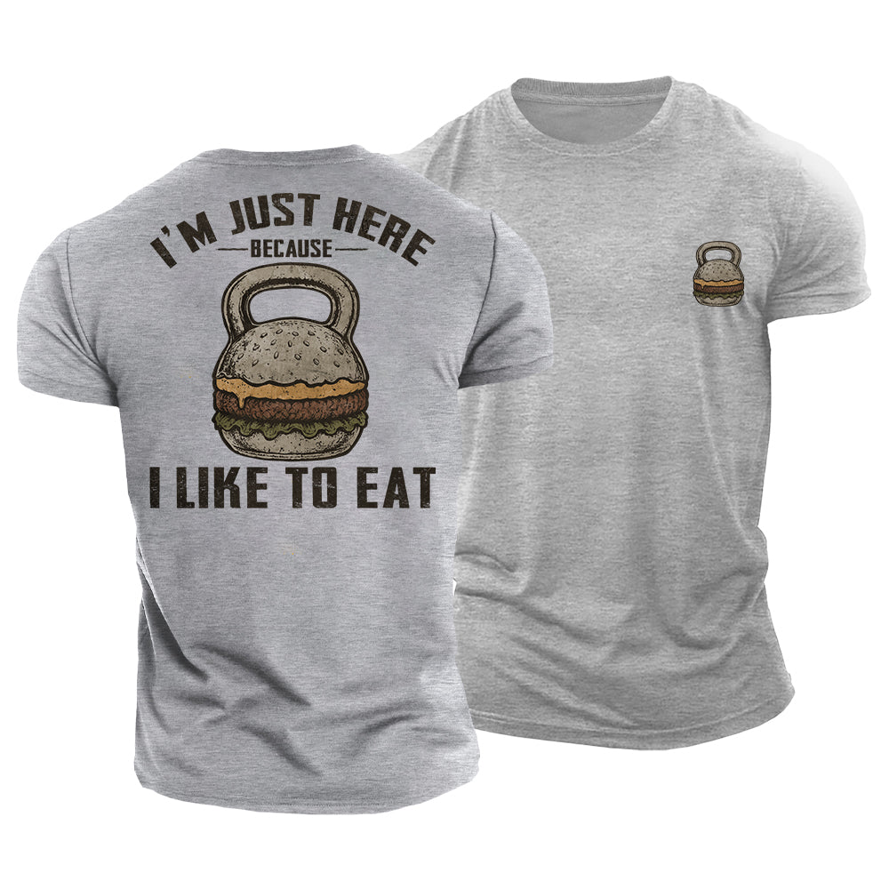 Lift to Eat Cotton T-Shirt
