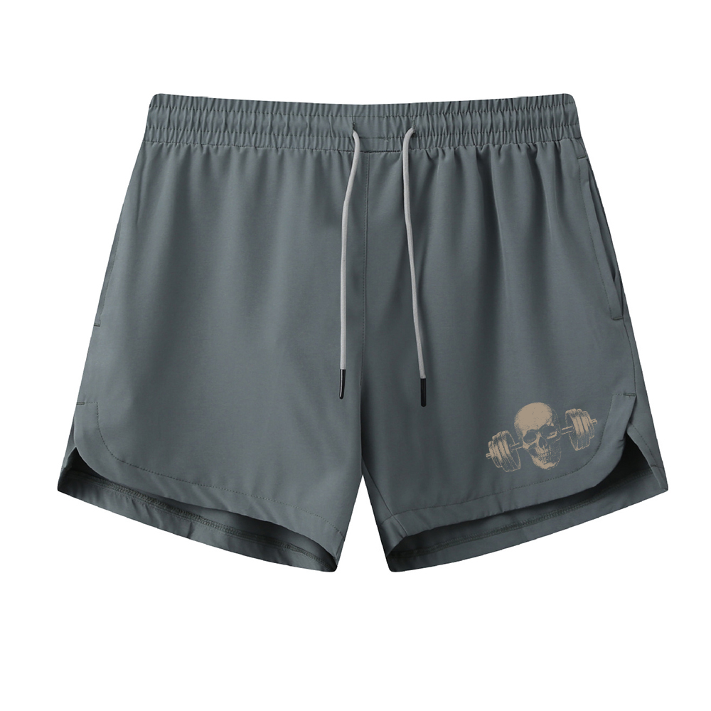 Old Man Gym Skull 5-Inch Quick-Dry Shorts