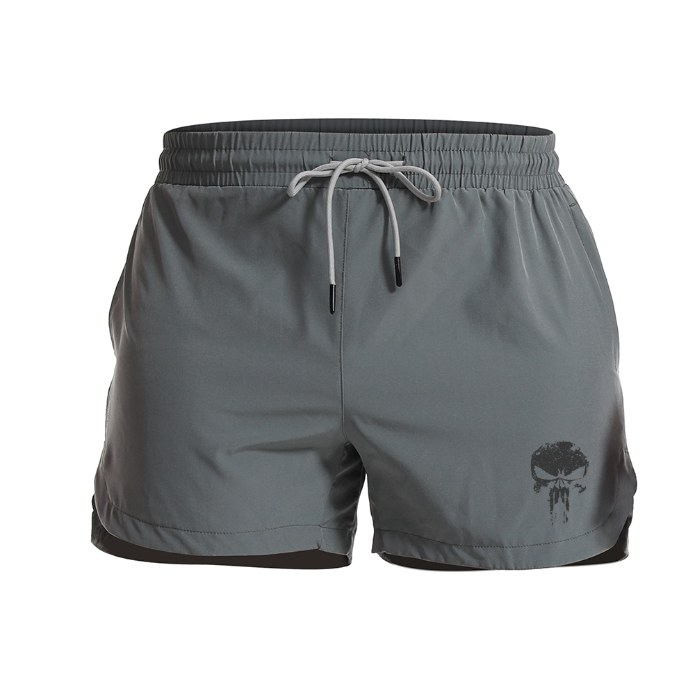 Skull Warrior Athletic Quick-Dry Shorts