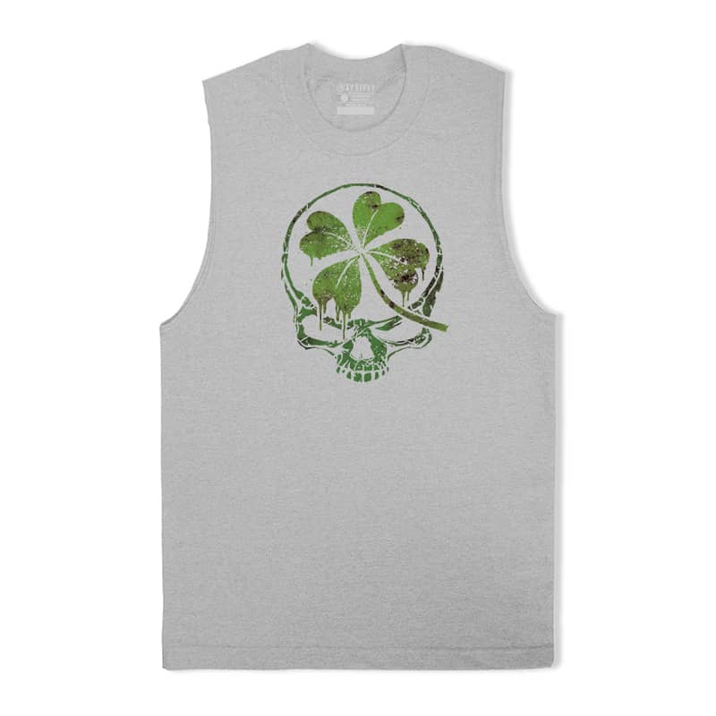 St.Patrick's Lucky Skull Tank Top
