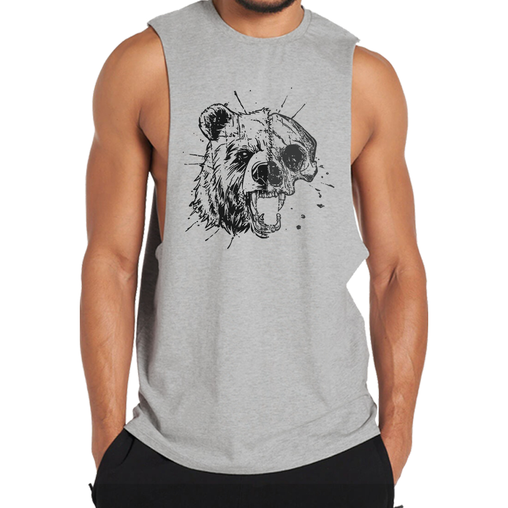 Bear Skull Tank Top