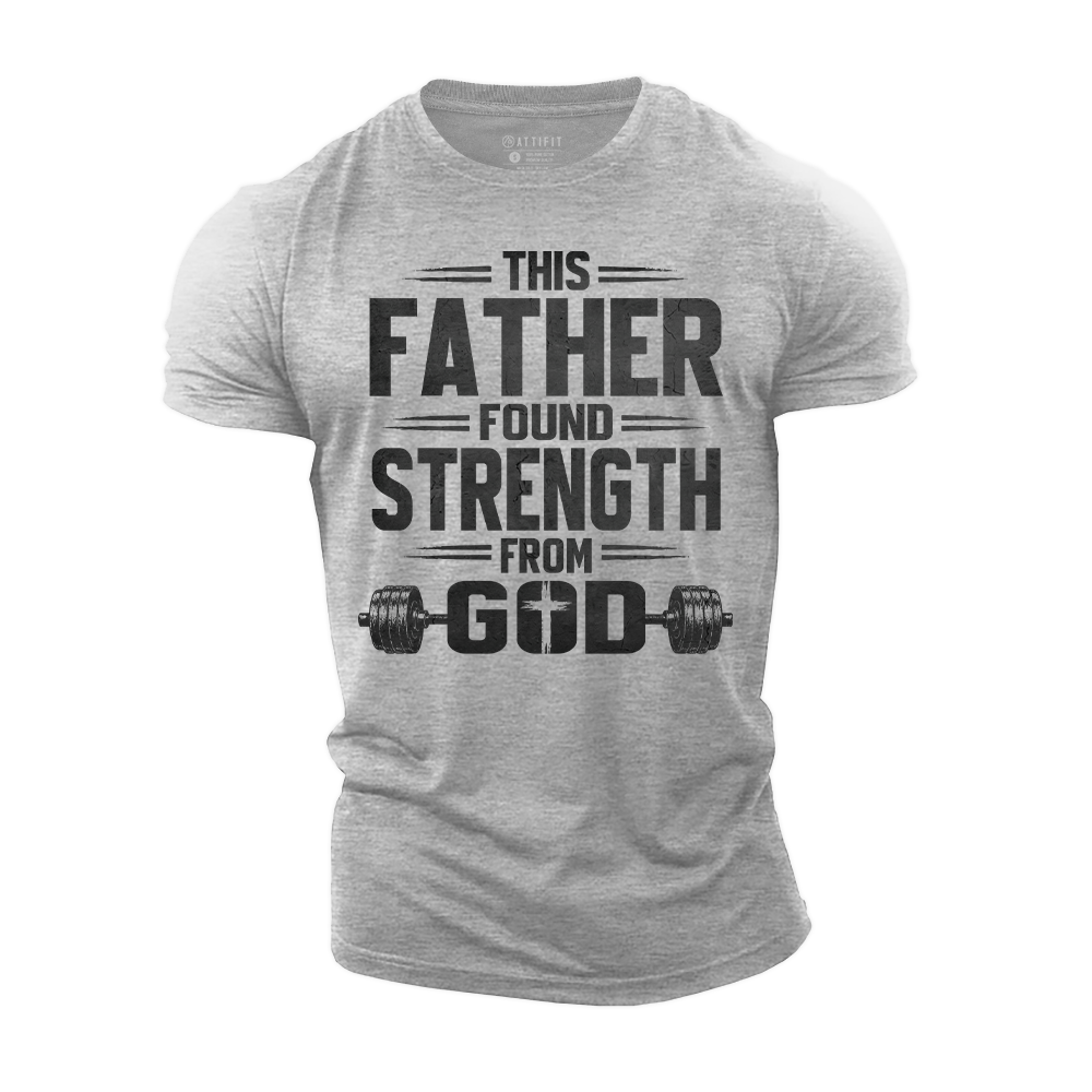 Strength In God Cotton T-Shirt