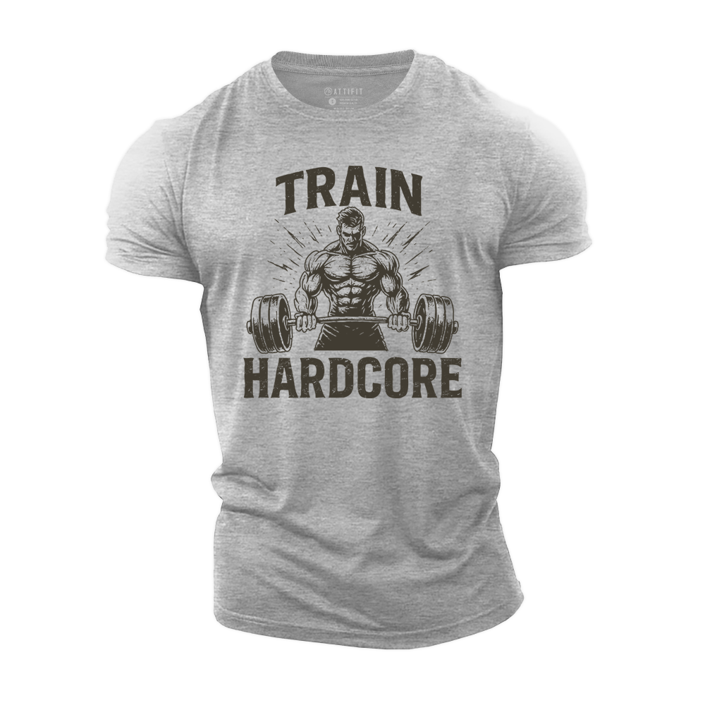 Train Hardcore Cotton T-Shirt
