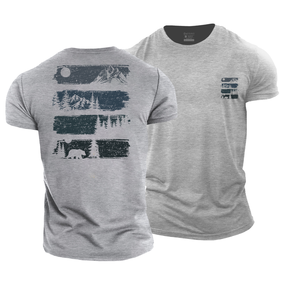 Tranquil Nature Cotton T-Shirt