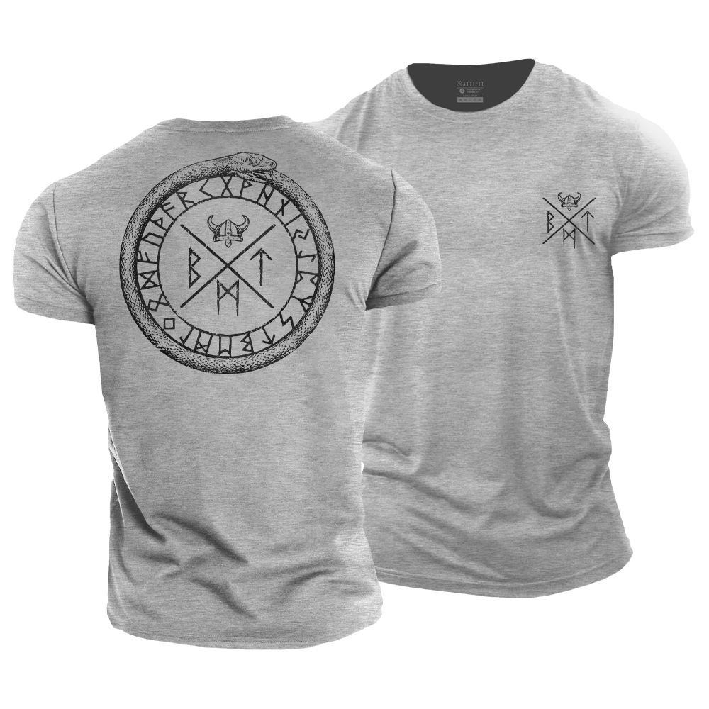 Viking Strength Rune Cotton T-Shirt