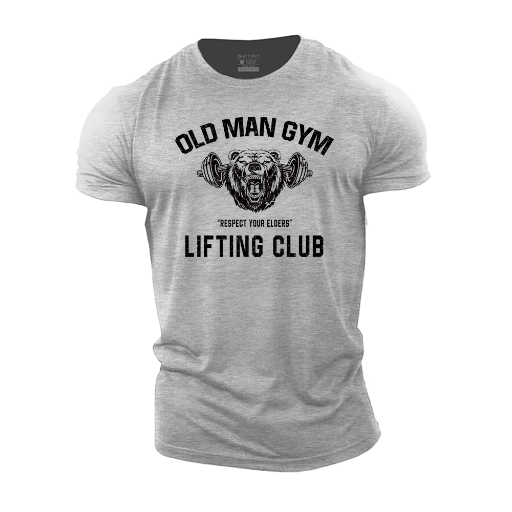 Old Man Gym Lifting Club Cotton T-Shirt