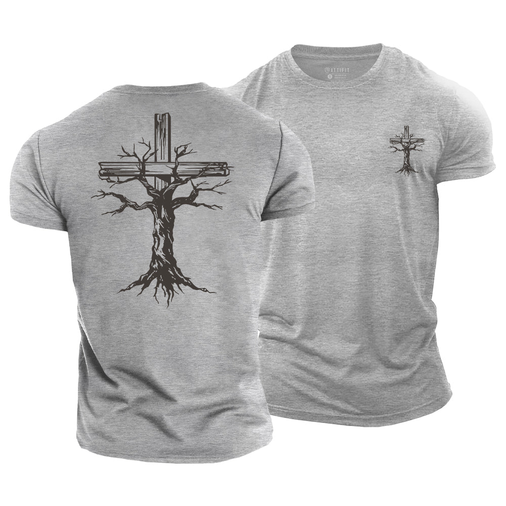 Tree Of Faith Cotton T-Shirt