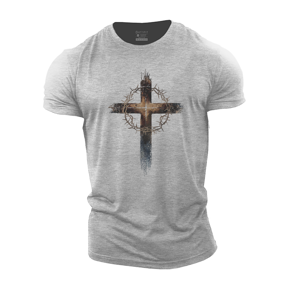 Faith Cross Cotton T-Shirt