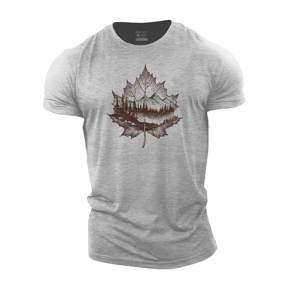 Leaf View Cotton T-Shirt