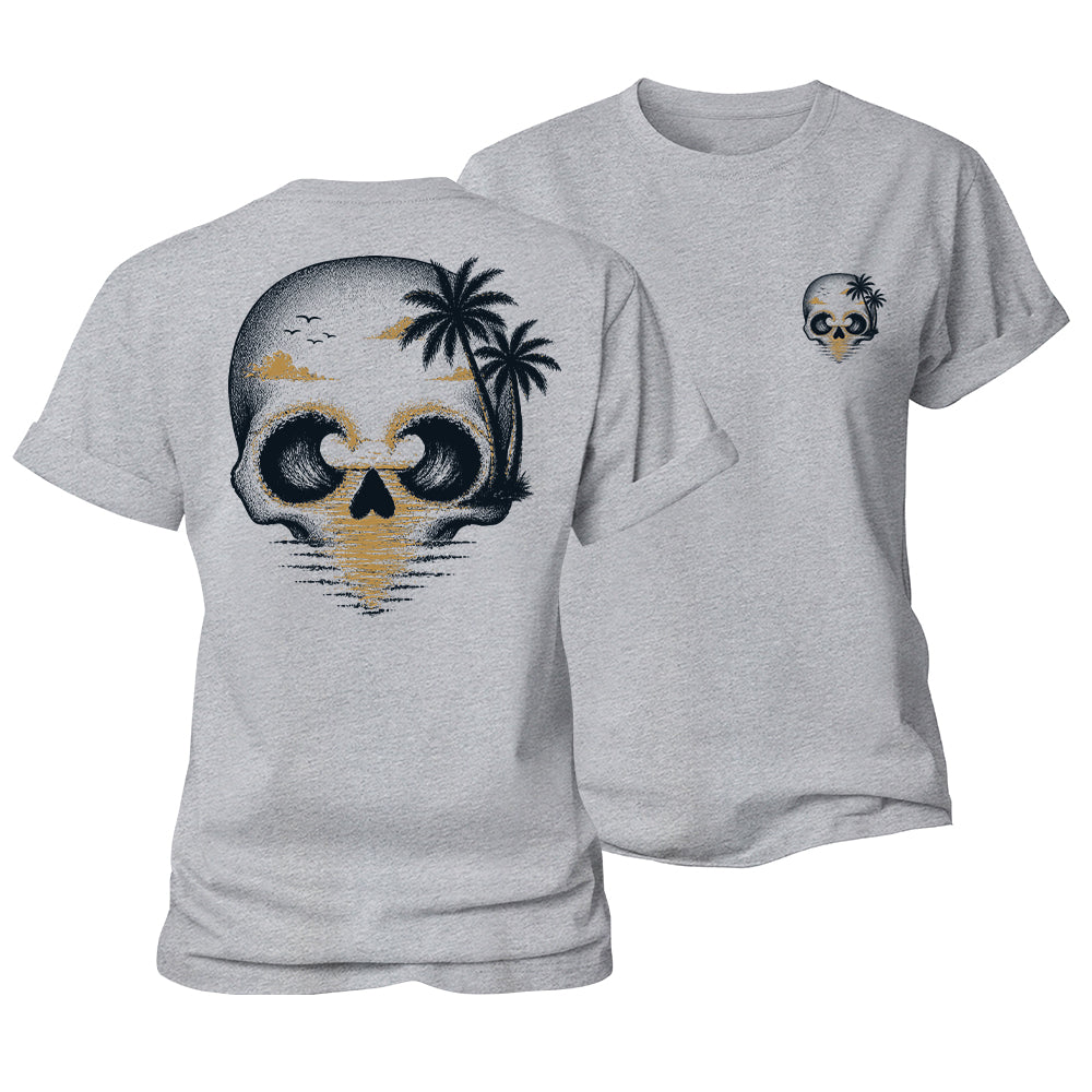 Ocean Skull Escape Women's Cotton T-Shirt