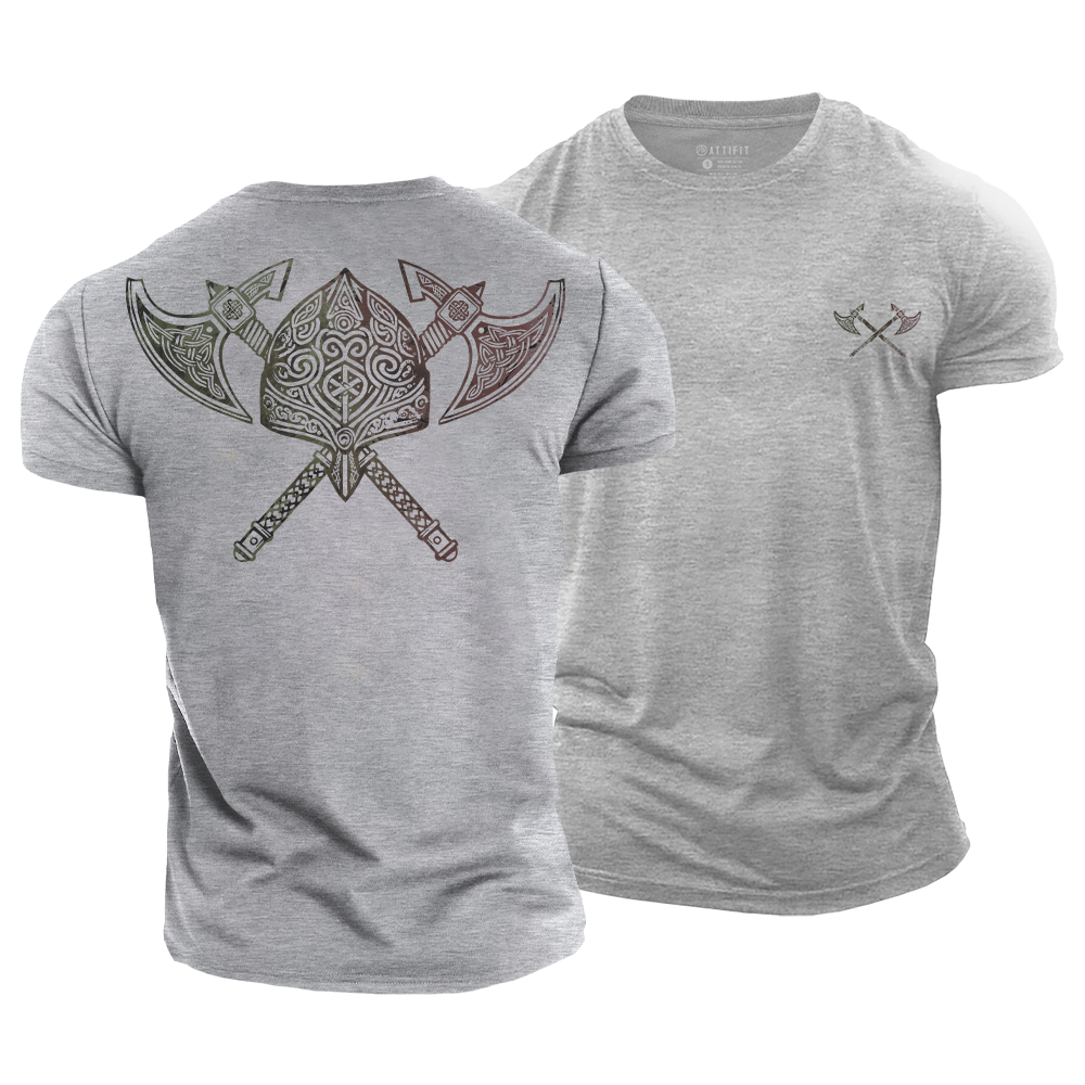Axes of Valhalla Cotton T-Shirt