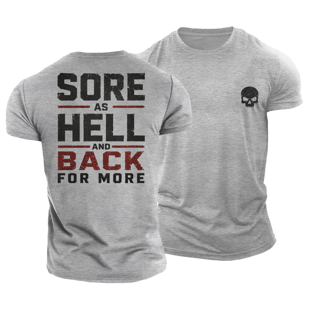 Sore Gym Skull Cotton T-Shirt