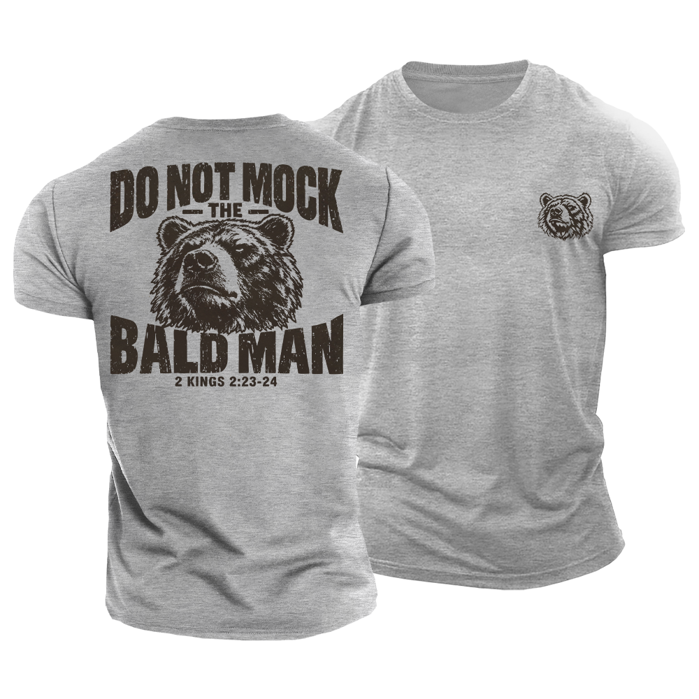 Respect the Bald Man Cotton T-Shirt