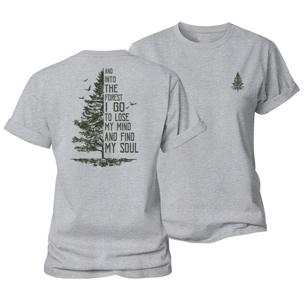 Find Soul In Forest Women's Cotton T-Shirt
