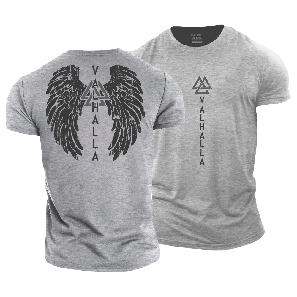 Valhalla Wing Cotton T-Shirt