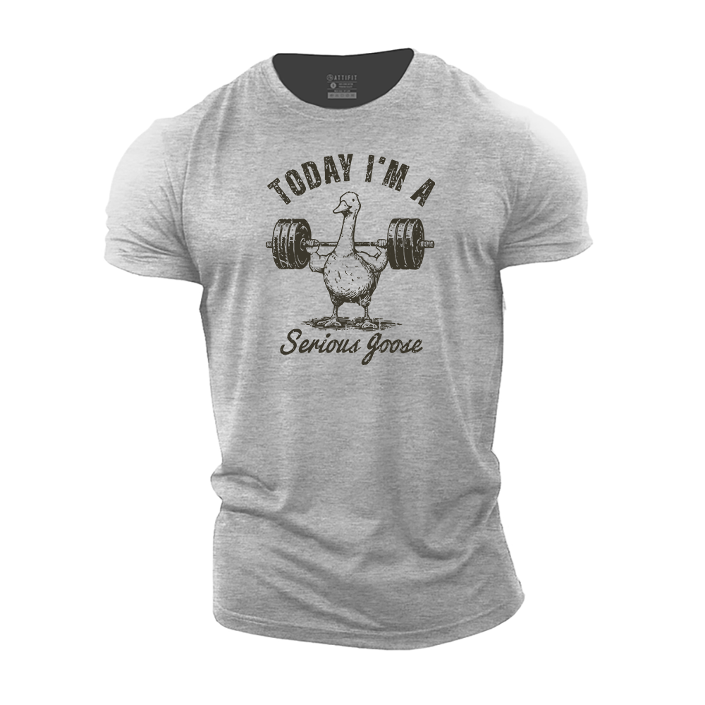 Today I'm a Serious Goose Cotton T-Shirt