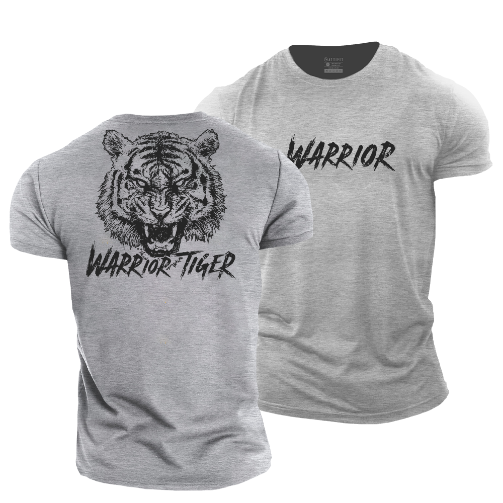 Warrior Tiger Cotton T-Shirt