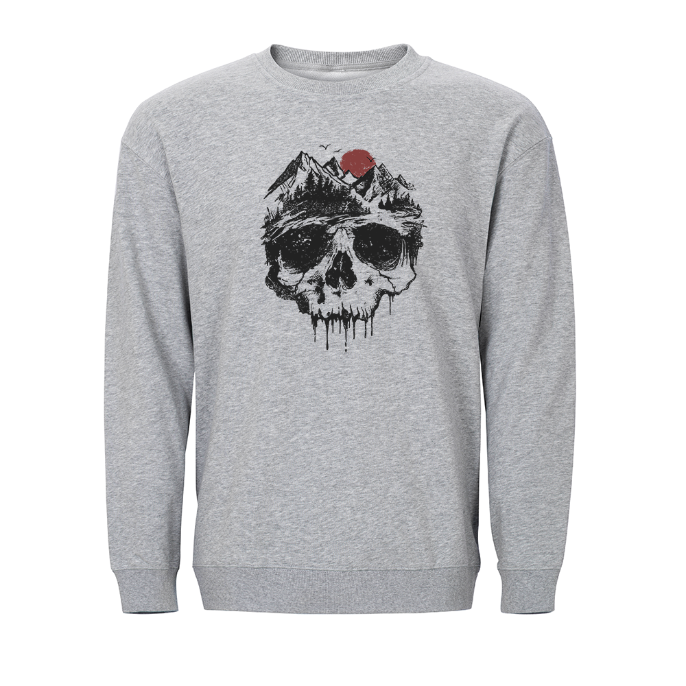 Mountain Skull Crewneck Sweatshirt