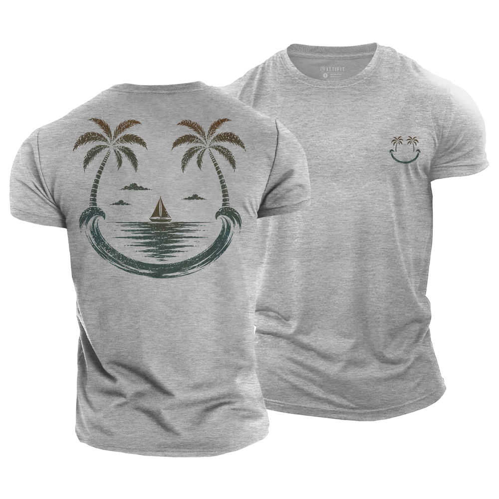 Coastal Good Vibes Cotton T-Shirt