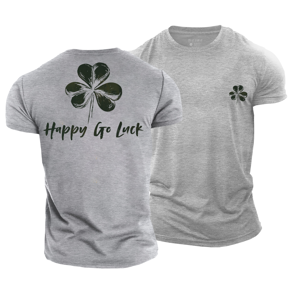 Happy Go Luck Cotton T-Shirt