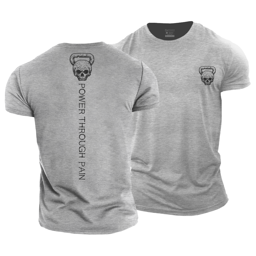 Power Through Pain Cotton T-Shirt