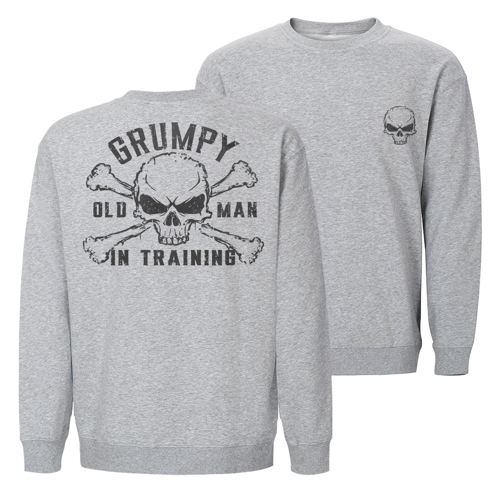 Grumpy Old Man in Training Crewneck Sweatshirt