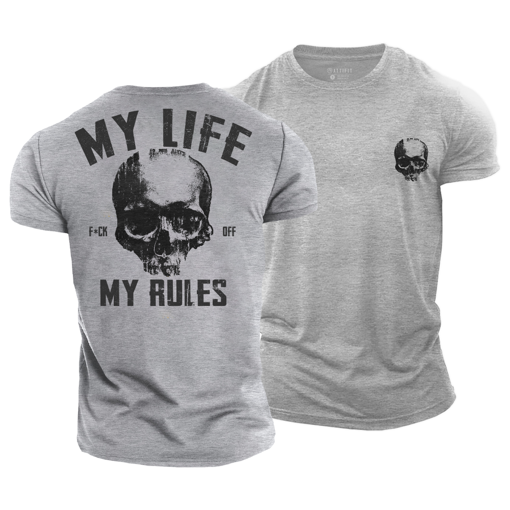 My Life My Rules Cotton T-Shirt