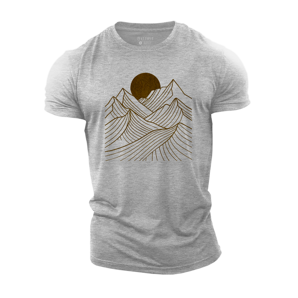 Sun over Silence Cotton T-Shirt