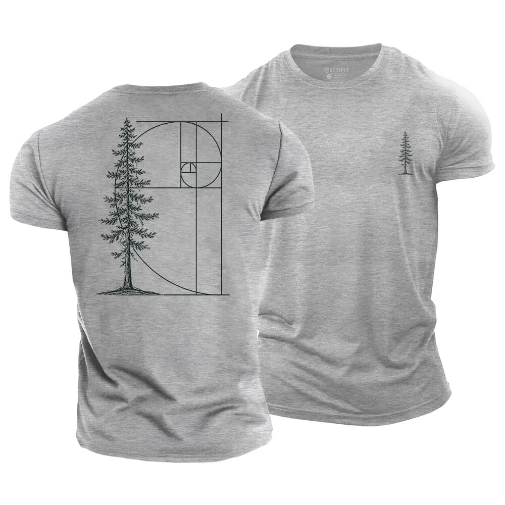 Golden Ratio Pine Cotton T-Shirt