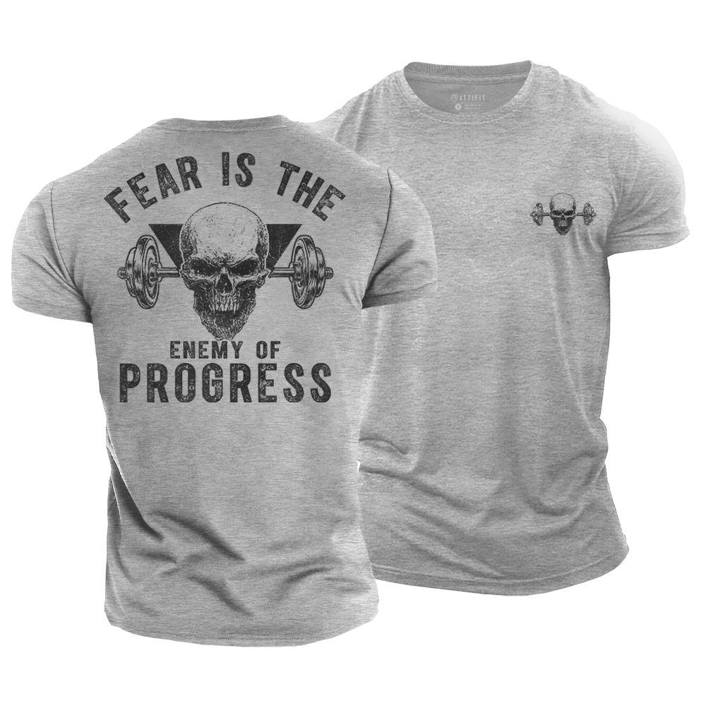 Fear Is the Enemy of Progress Cotton T-Shirt