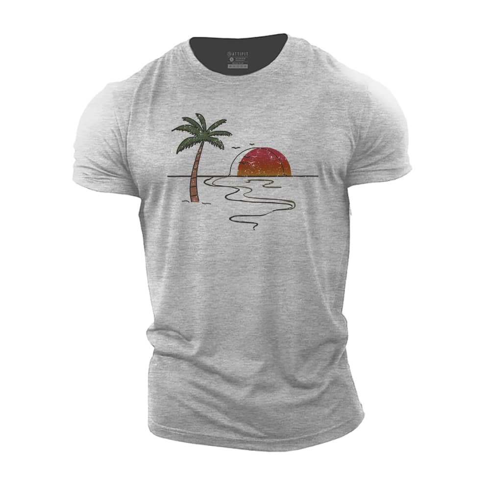 Sunset Drift Cotton T-Shirt