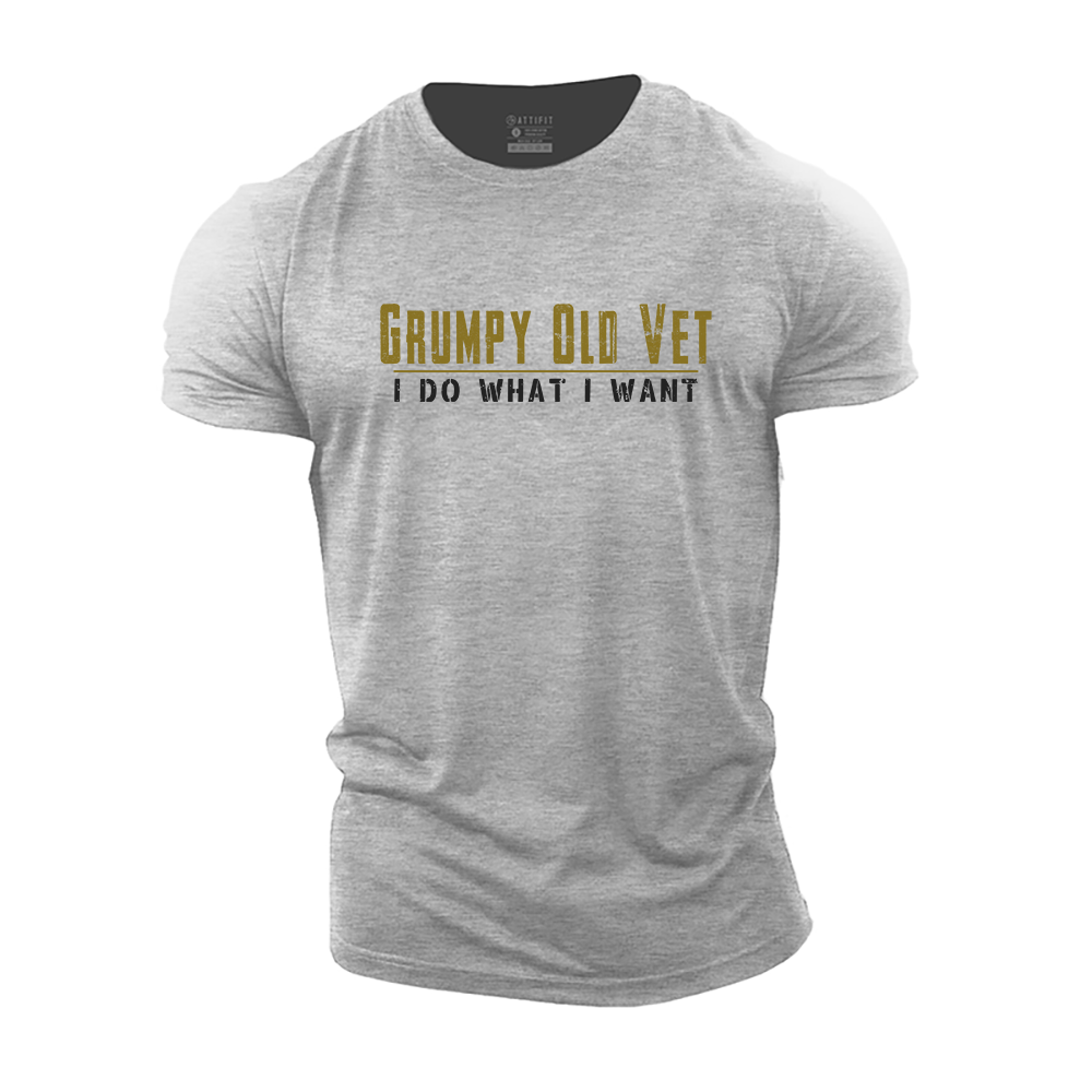 Grumpy Old Vet Cotton T-Shirt