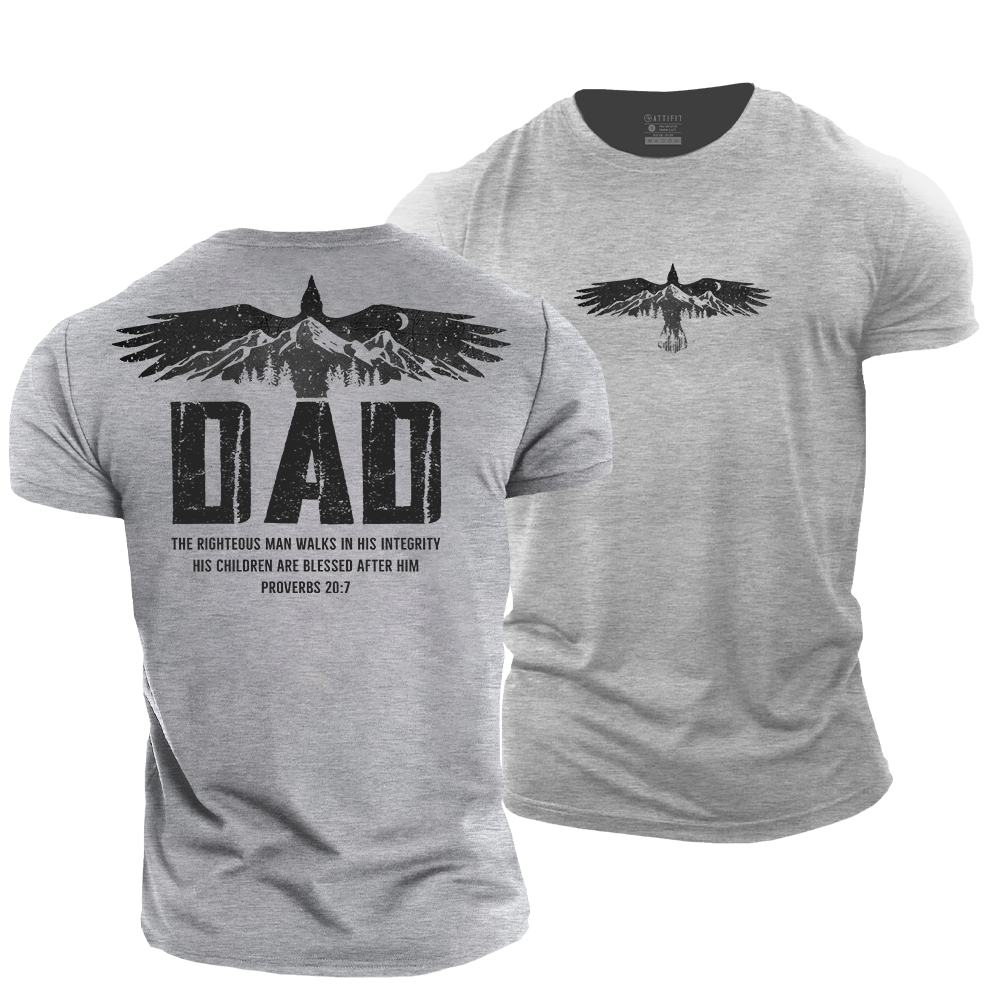 Dad: Built on Integrity Cotton T-Shirt
