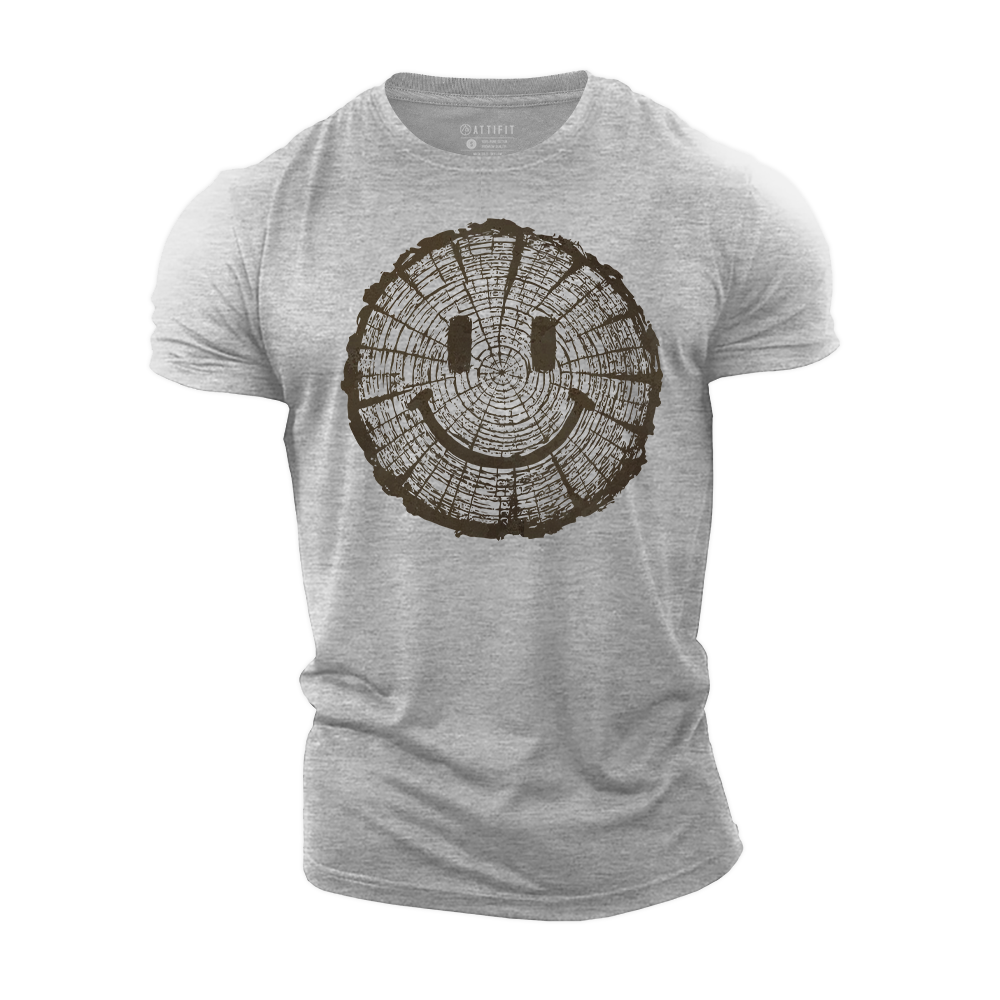 Smile Face Cotton T-Shirt