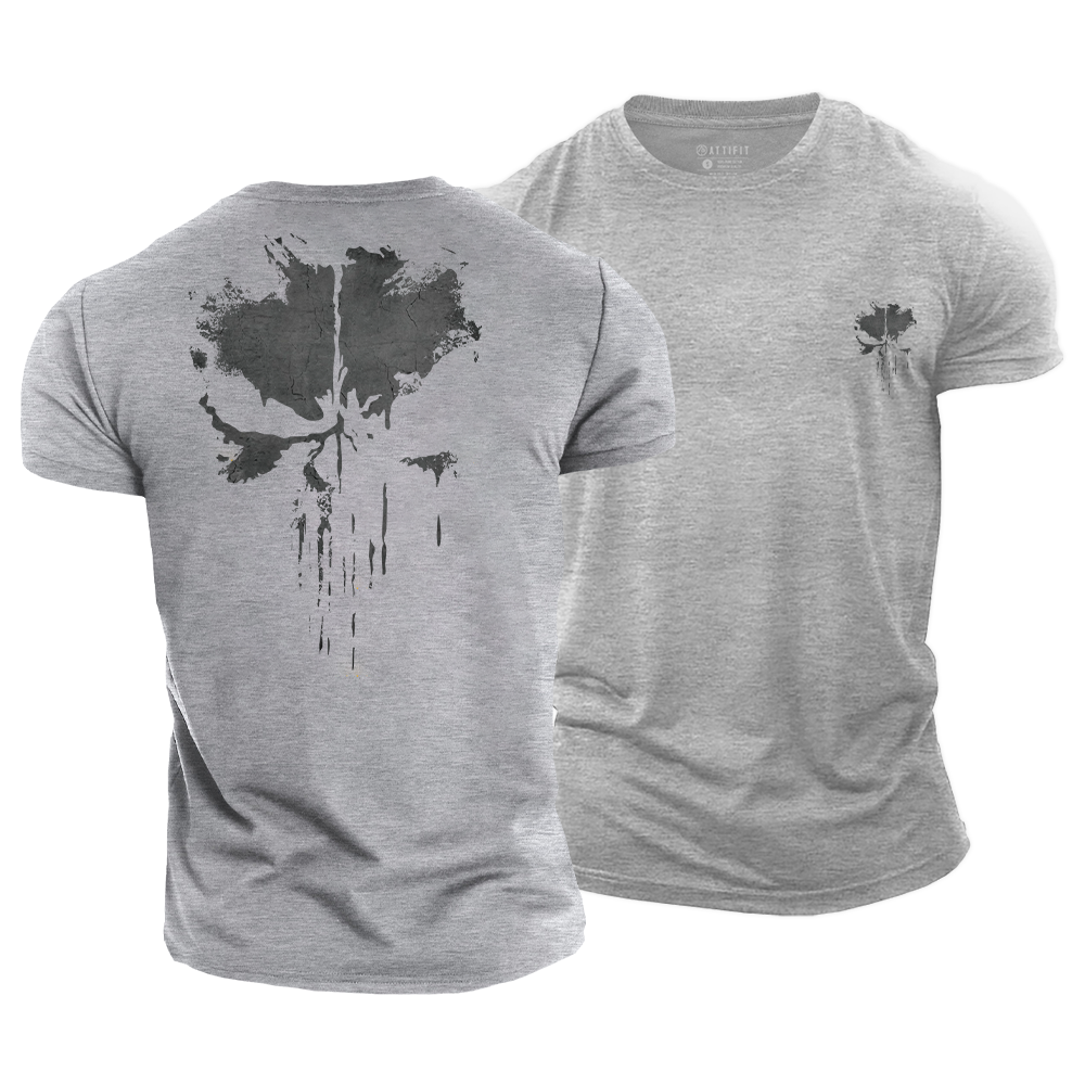 Skull Warrior Cotton T-Shirt