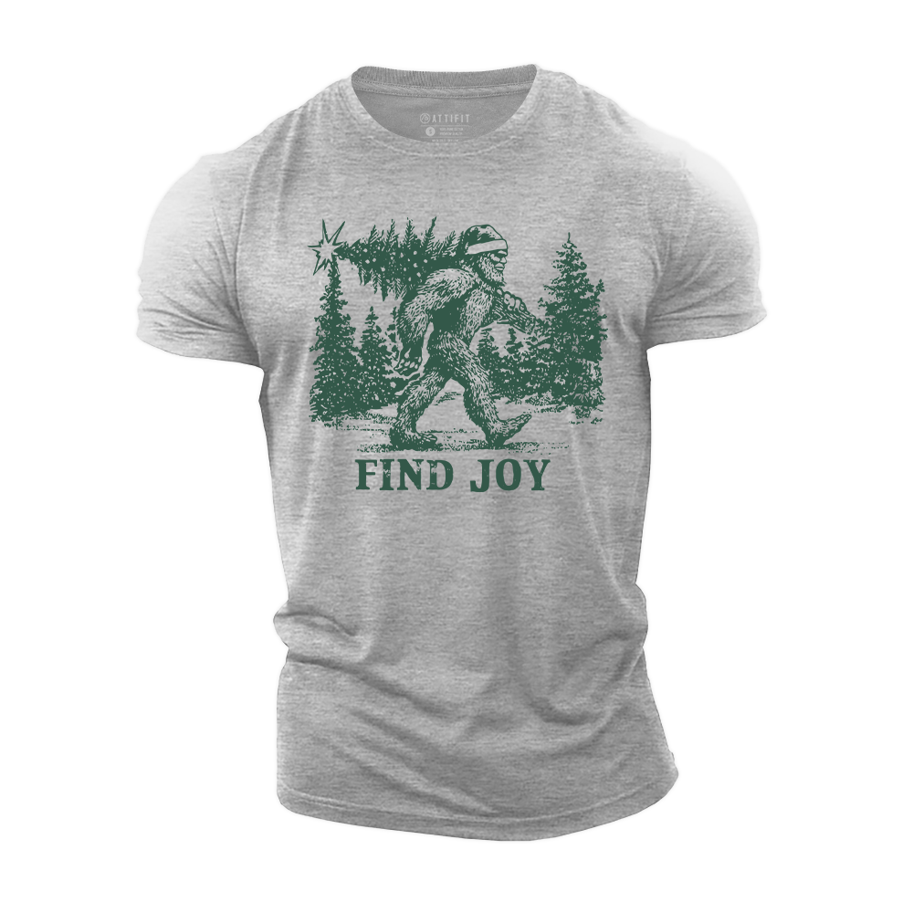 Find Joy Sasquatch Cotton T-Shirt