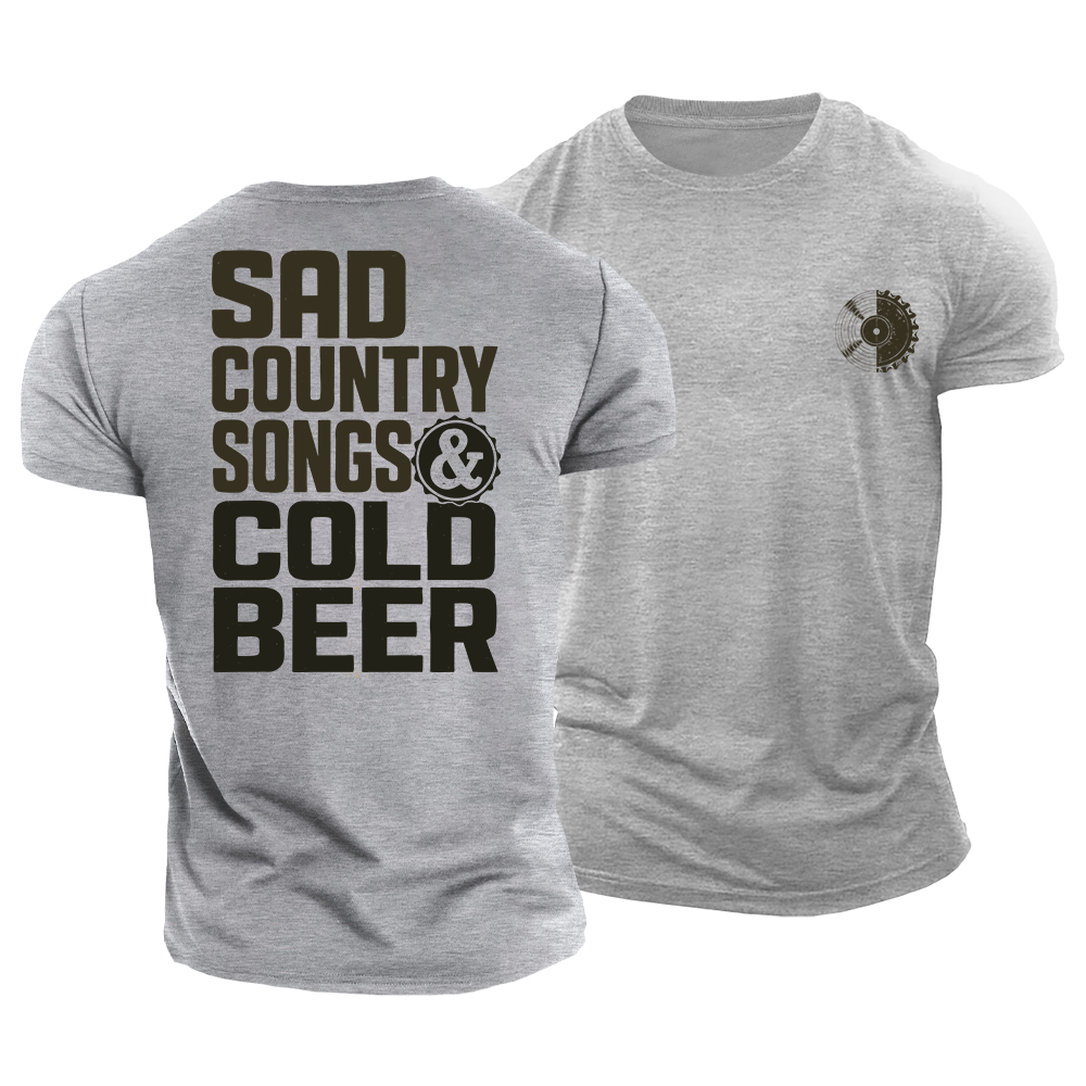 Cold Beer Country Cotton T-Shirt