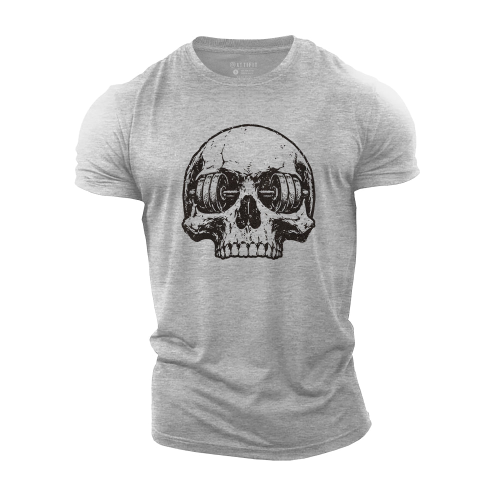 Iron Vision Skull Cotton T-Shirt